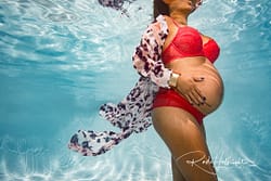 Deja's Underwater Maternity Portrait