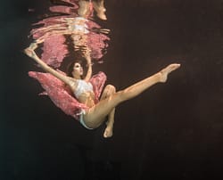 Underwater Portrait of Model and Miss Russian California Olga Ola