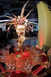 Wedding table centerpiece by Leighsa Montrose, owner of award-winning Branch Out Event Design