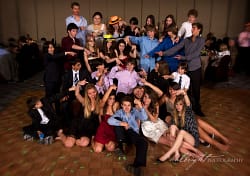 Exceptional San Francisco B’nai Mitzvah Photographer - A group of people sitting in front of a crowd - San Francisco